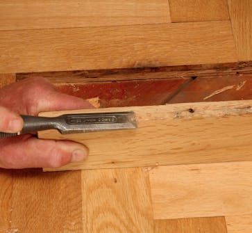 Sauvan vaihtaminen parkettilattiaan Sauvan vaihtaminen parkettilattiaan